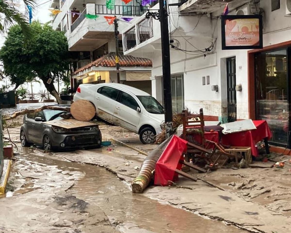 ¡IMPRESIONANTES VIDEOS! Así fue la destrucción del huracán 'Nora' en Puerto Vallarta