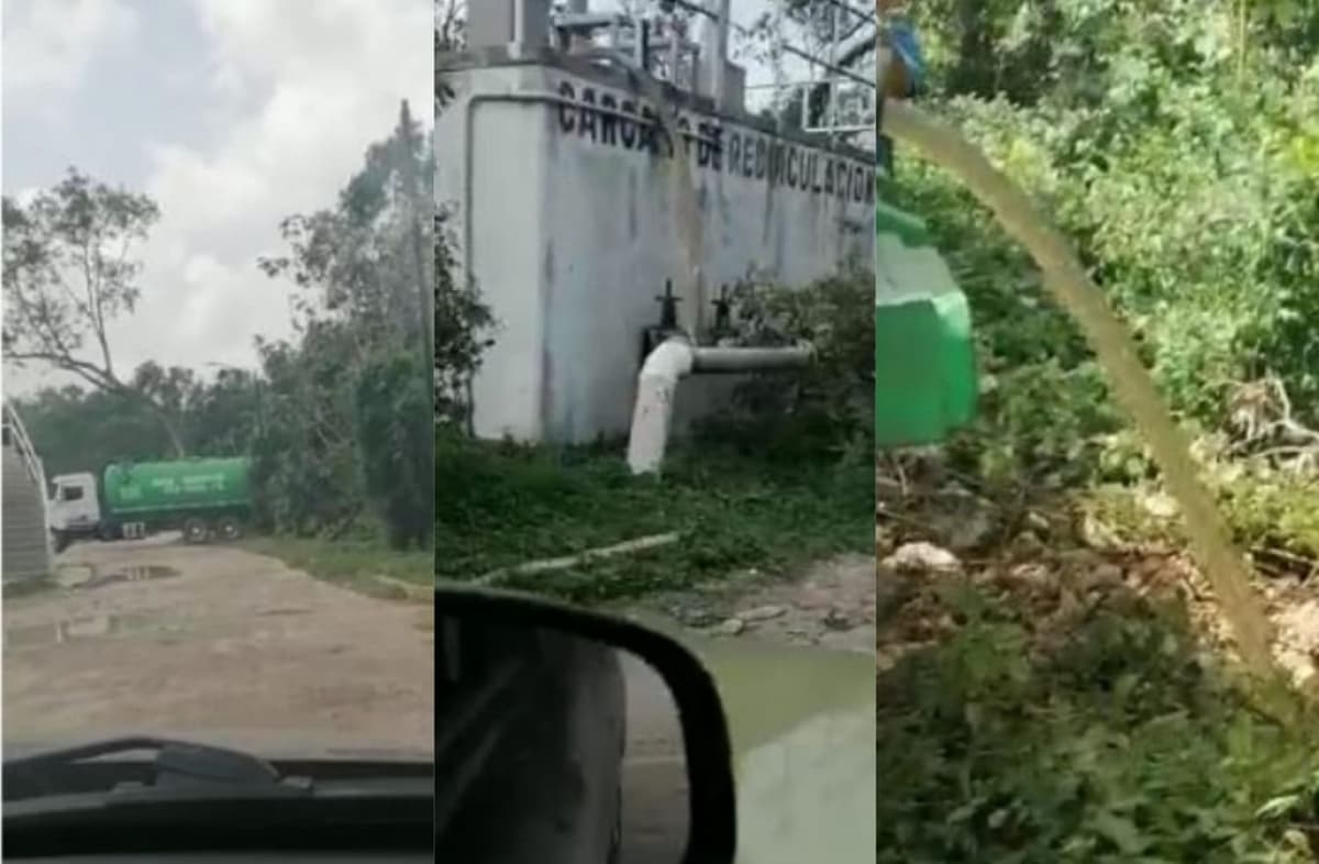 ¡ECOCIDIO EN COBÁ! Descargan aguas residuales en la selva contaminando cenotes