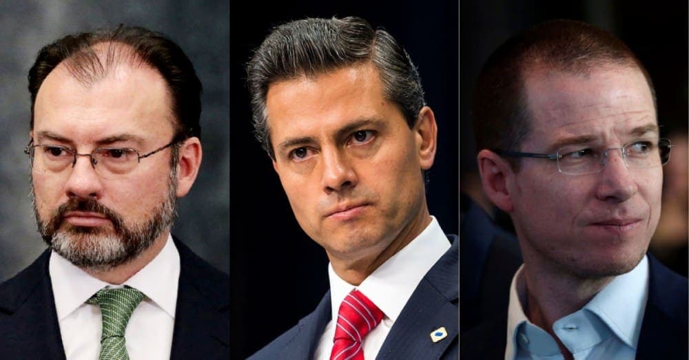 Ligan a presunta red delictiva a Ricardo Anaya, Enrique Peña Nieto y Luis Videgaray