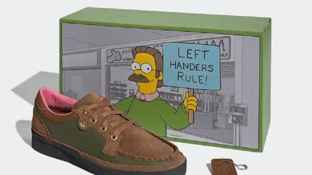 Adidas hace nuevo homenaje a “Los Simpson” con tenis inspirados en Ned Flanders