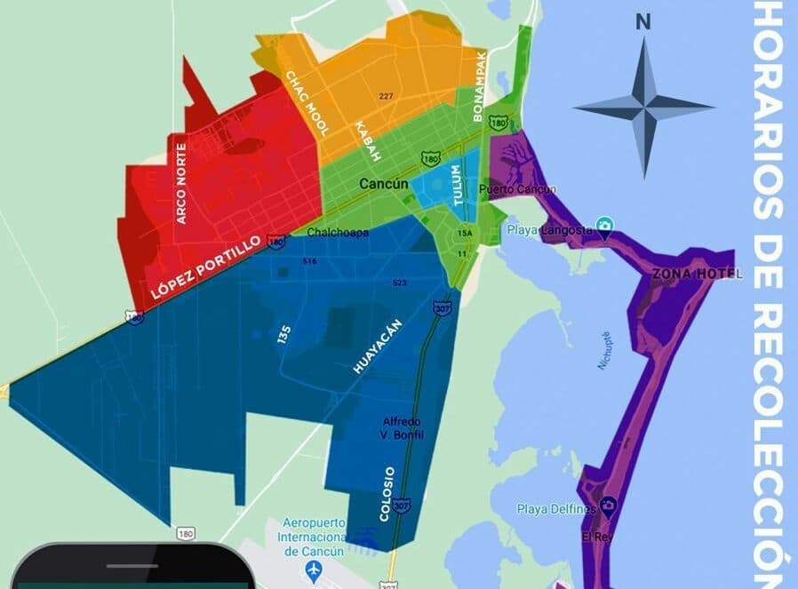 Siresol: Conoce las zonas y horarios para la recolección de basura en Cancún