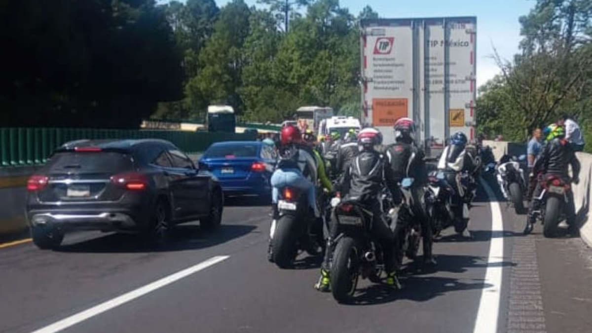 ¡TRAGEDIA! Tres choques de motociclistas en la México-Cuernavaca, dejan 6 personas muertas