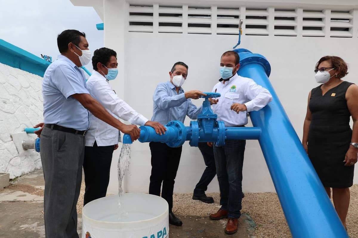 Más de 2 mil 100 millones invertidos en materia hidráulica en Quintana Roo: Carlos Joaquín