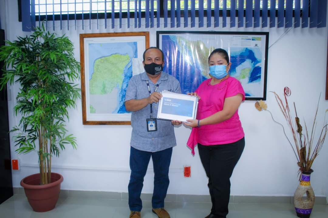 Yenssuni Martínez se reúne con el Coordinador Estatal del INEGI