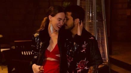 Belinda y Christian Nodal celebran su primer aniversario con romántica velada