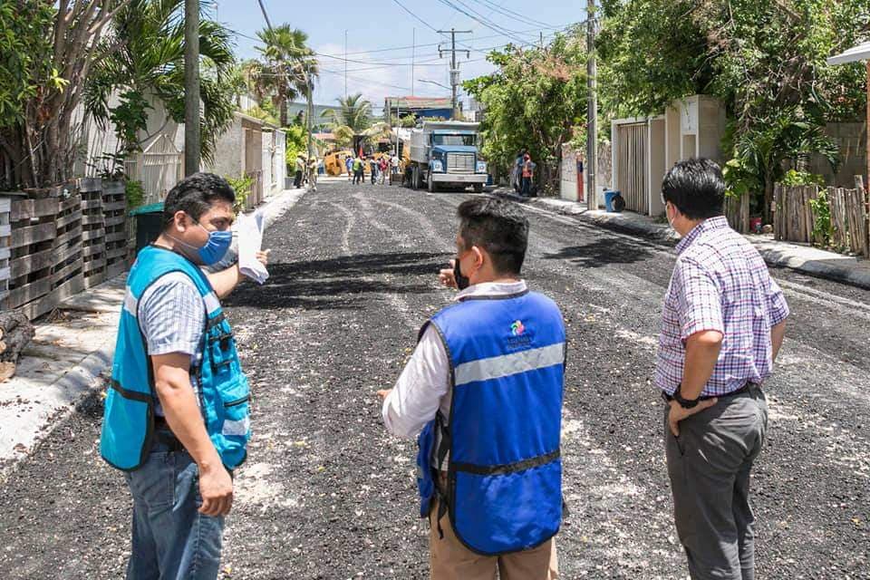 Gobierno de Tulum mejora la calidad de vida de las personas con obras de pavimentación