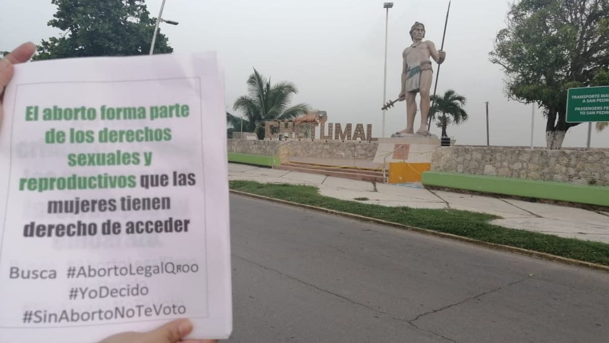 Feministas en Quintana Roo alistan acciones para presionar por el derecho al aborto
