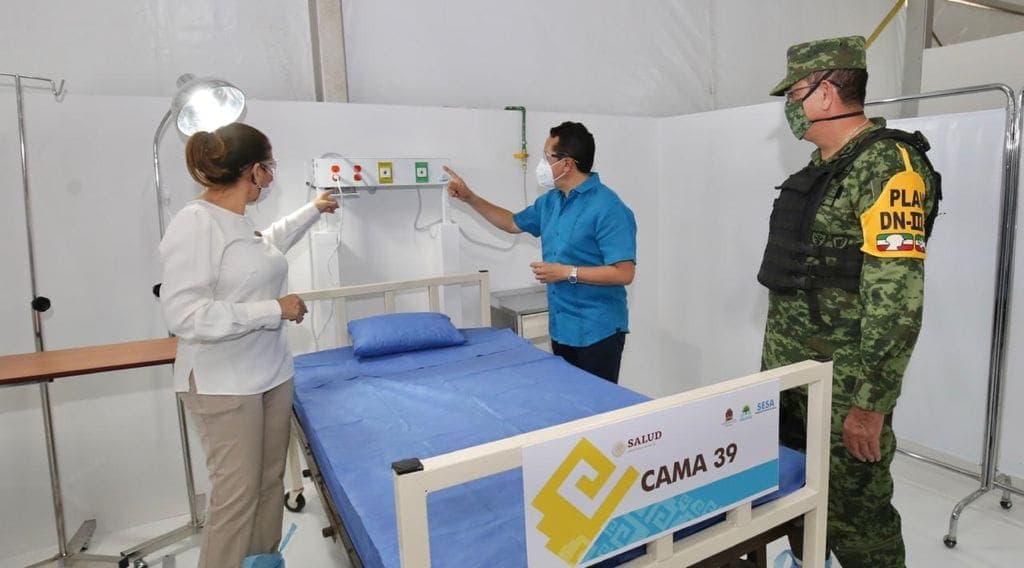Quintana Roo transformó el sistema de salud para atender la emergencia sanitaria por covid-19