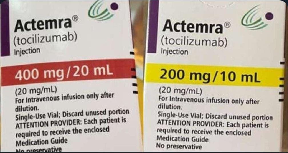 Alerta Cofepris por venta ilegal de medicamento 'Actemra'