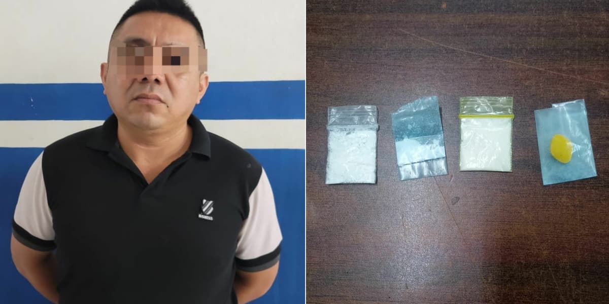 Detienen a presunto narcomenudista en Quinta Avenida de Playa del Carmen