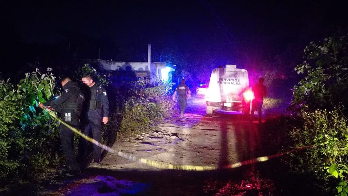 Ejecutan a hombre en la colonia Tres Reyes de Cancún