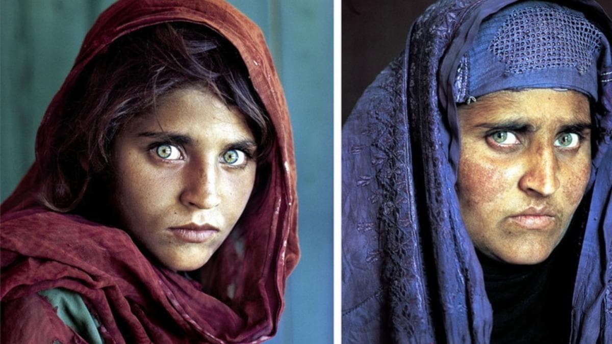 Italia acoge a la “niña afgana", Sharbat Gula