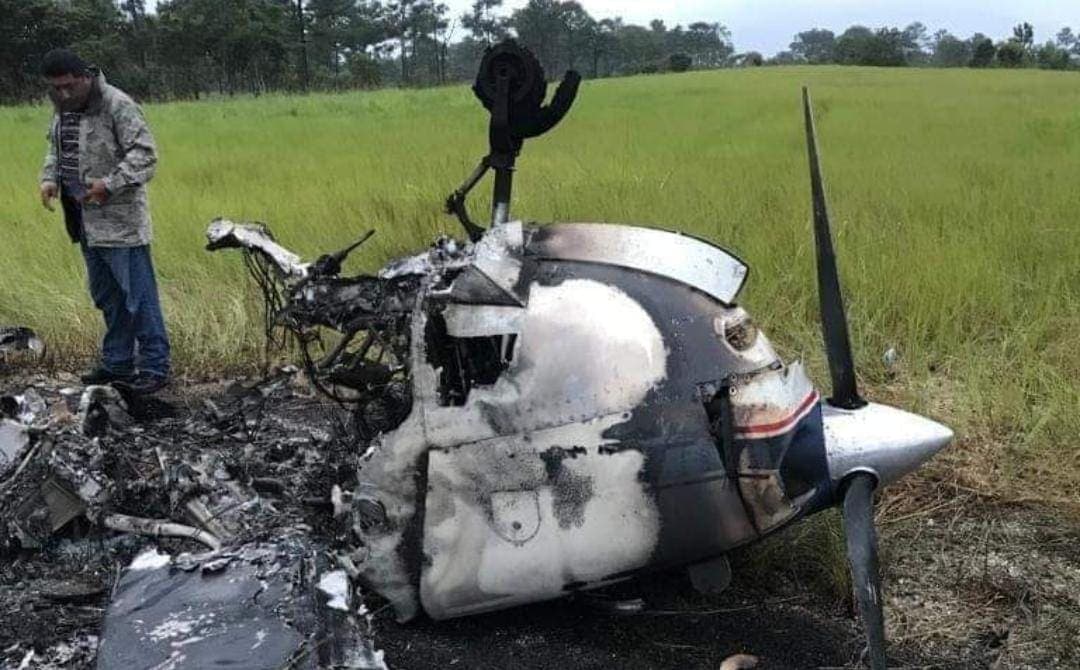 Localizan otra narcoavioneta en Belice; fue incendiada
