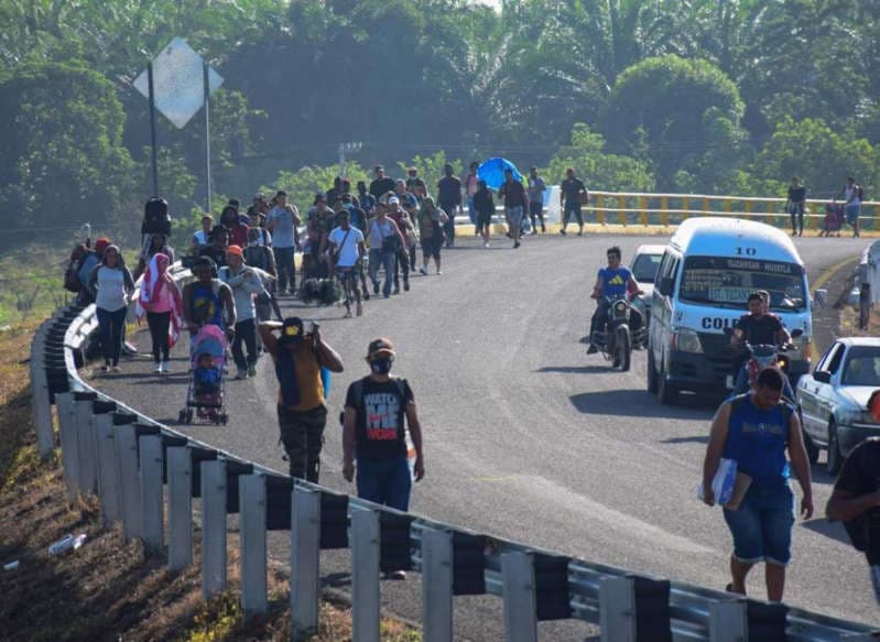 Migrantes fueron asaltados al buscar unirse a caravana en Escuintla, Chiapas