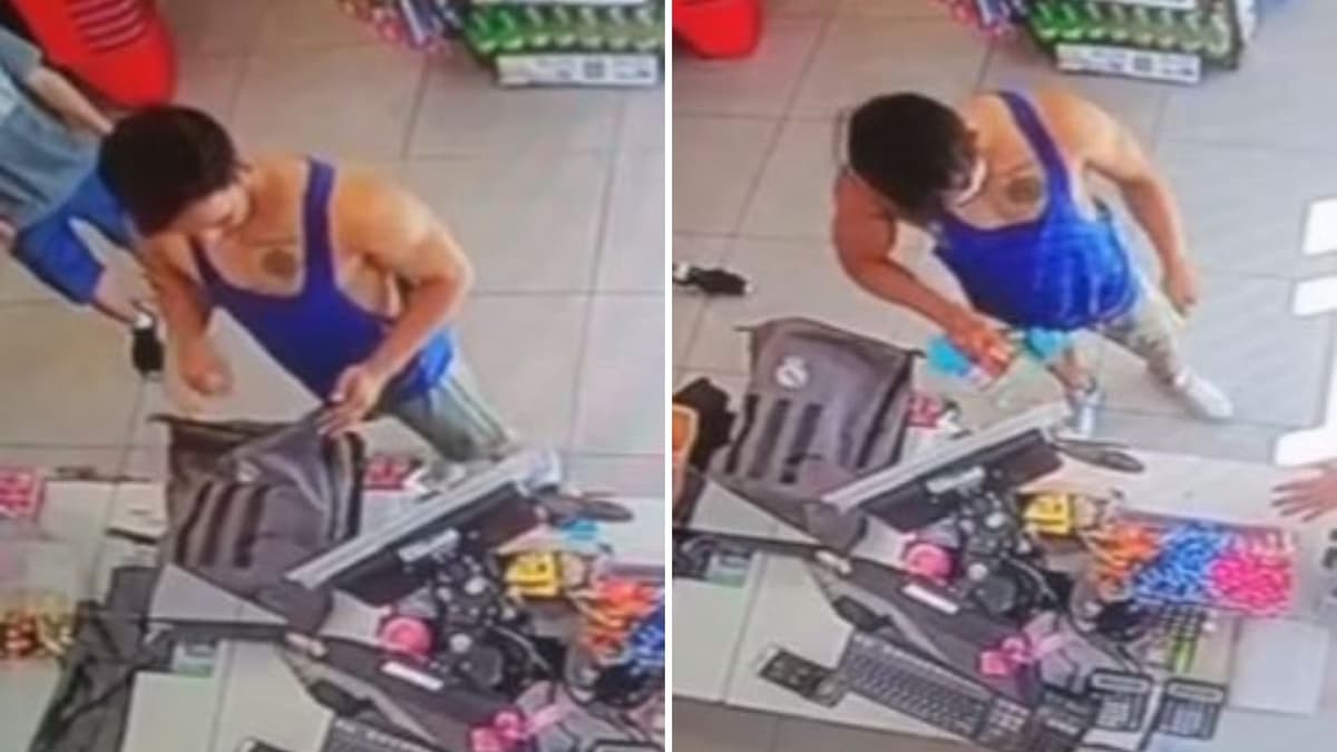 VIDEO: Joven arma berrinche en una tienda porque no quería usar cubrebocas