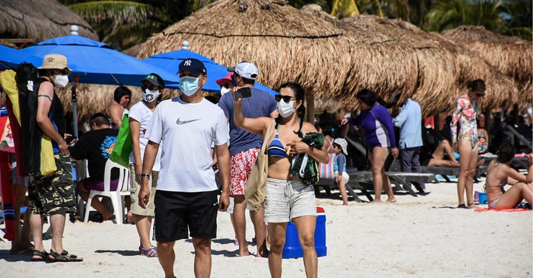 Quintana Roo en semáforo verde, el número de contagios por coronavirus fue mínimo