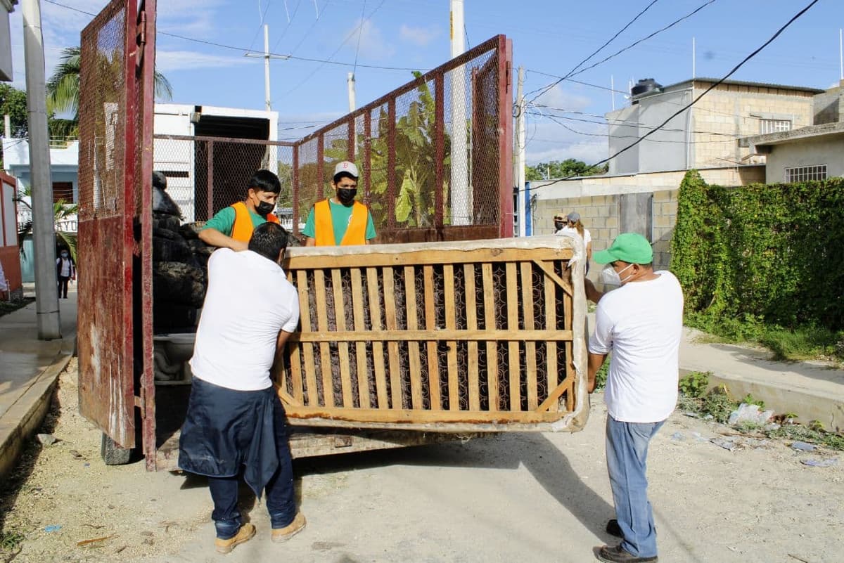 Blanca Merari Tziu Muñoz pone en marcha campaña de eliminación de criaderos de larvas y mosquitos