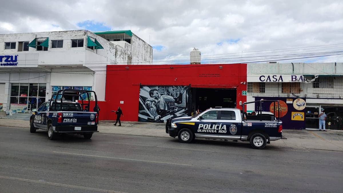 Ejecutan a un hombre al interior de un gimnasio en Cancún