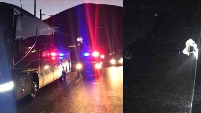 Autobús de banda ‘La Adictiva’ es baleado tras concierto en Metepec