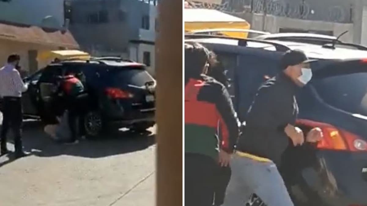 VIDEO: El momento exacto en el que secuestran a una mujer en Tijuana