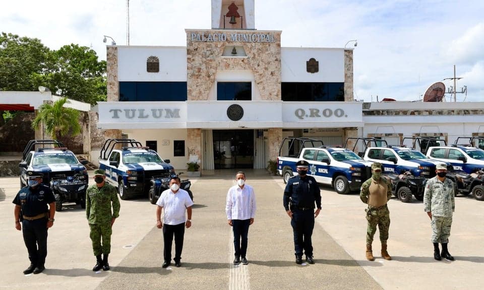 CUMPLE MARCIANO DZUL: ENTREGA NUEVAS PATRULLAS PARA RECUPERAR LA PAZ EN TULUM