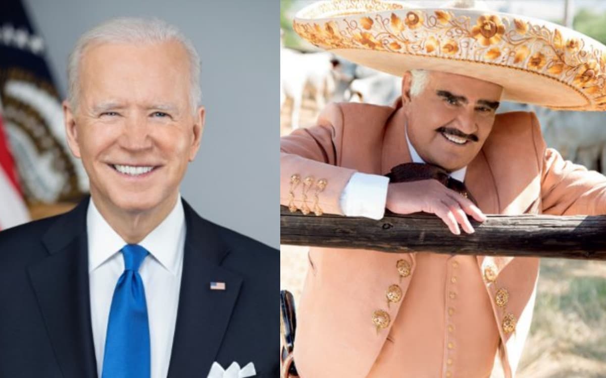 Joe Biden lamenta la muerte de Vicente Fernández: “será recordado por generaciones”