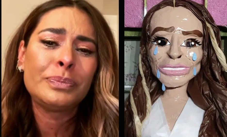 "Nuestro apoyo a las otras señoras del narco": crean piñata de Galilea Montijo llorando; mofa se hace viral