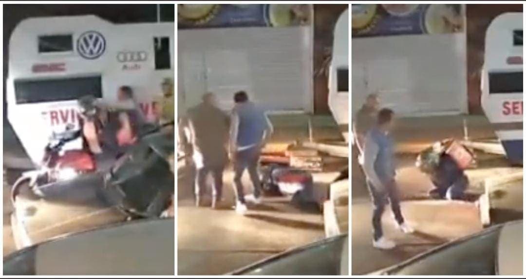 Video: Sujetos agarran a golpes a repartidor de Didi en la Cdmx