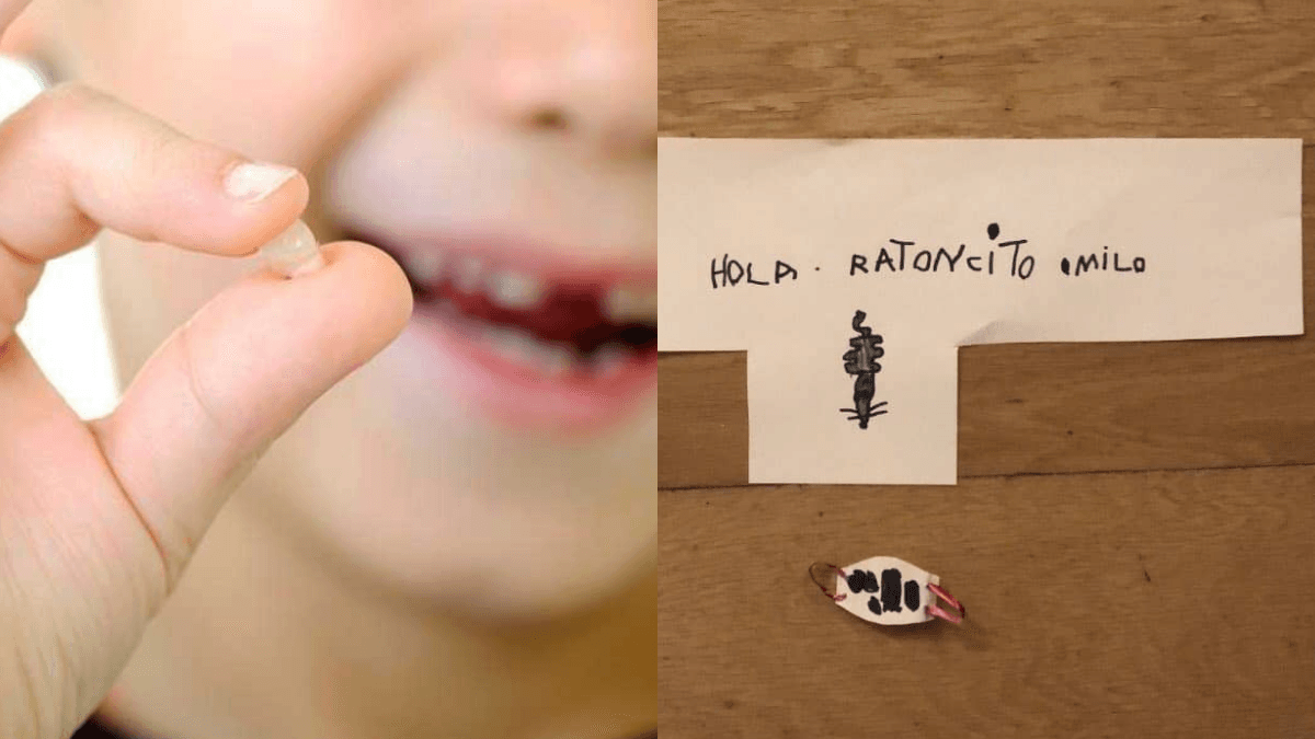 Niño con Covid-19 le hace cubrebocas al ratón de los dientes para no contagiarlo