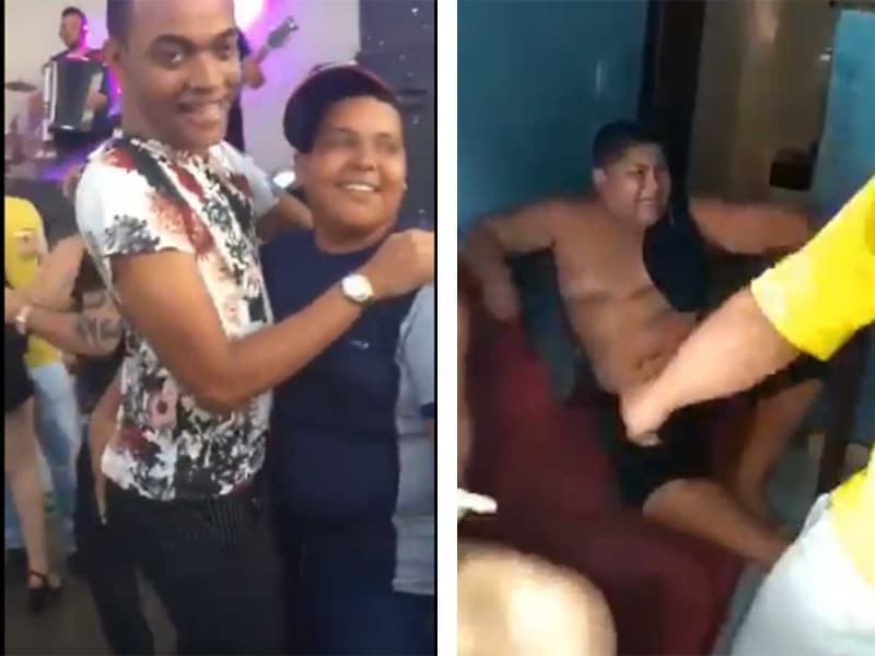Padre homofóbico azota a su hijo por bailar con un gay