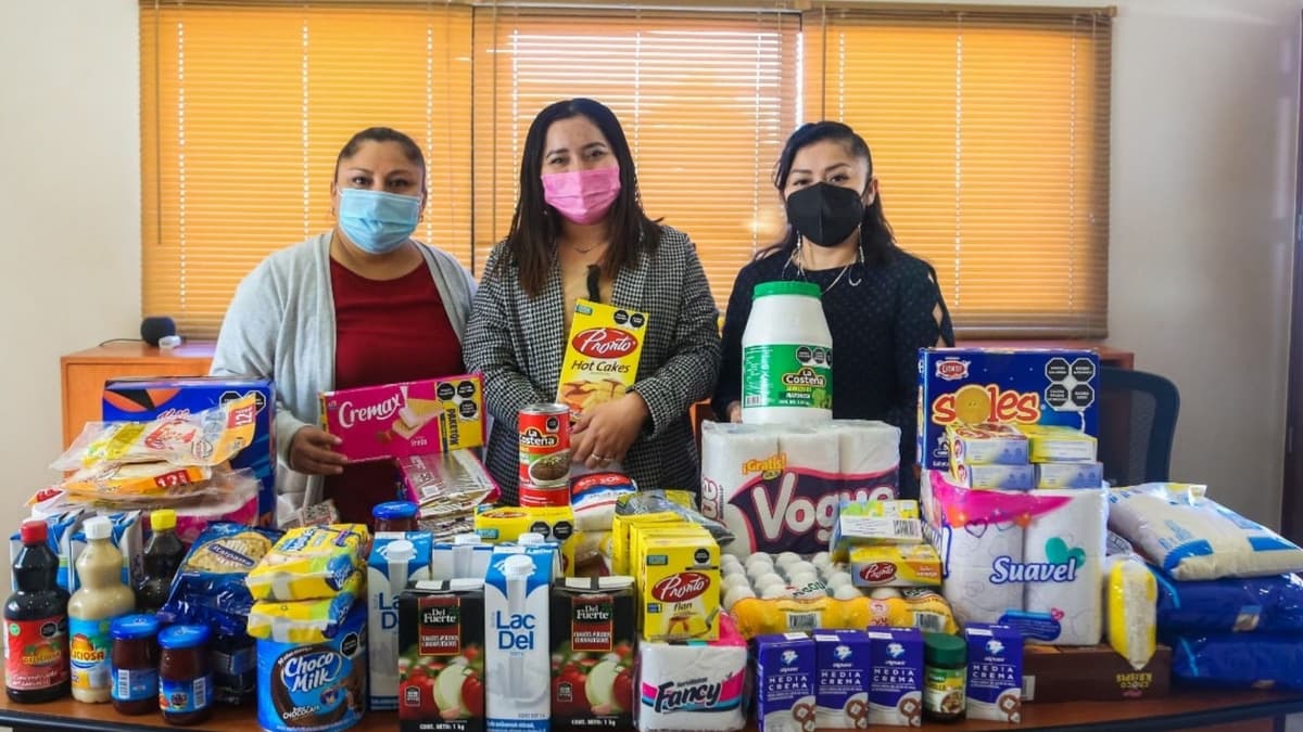 Agradece DIF Tulum donación de despensas para cuidado de los niños