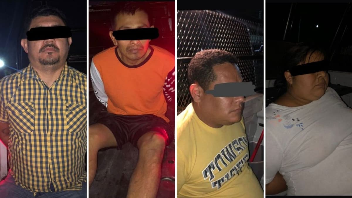 Cae banda criminal que atacó y desarmó a cuatro policías estatales en Chetumal