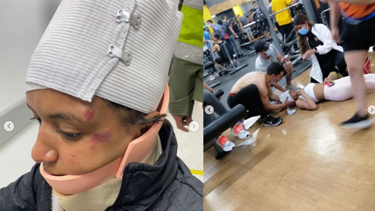 Mujer es golpeada por un sujeto en el gimnasio por “no prestar un aparato”