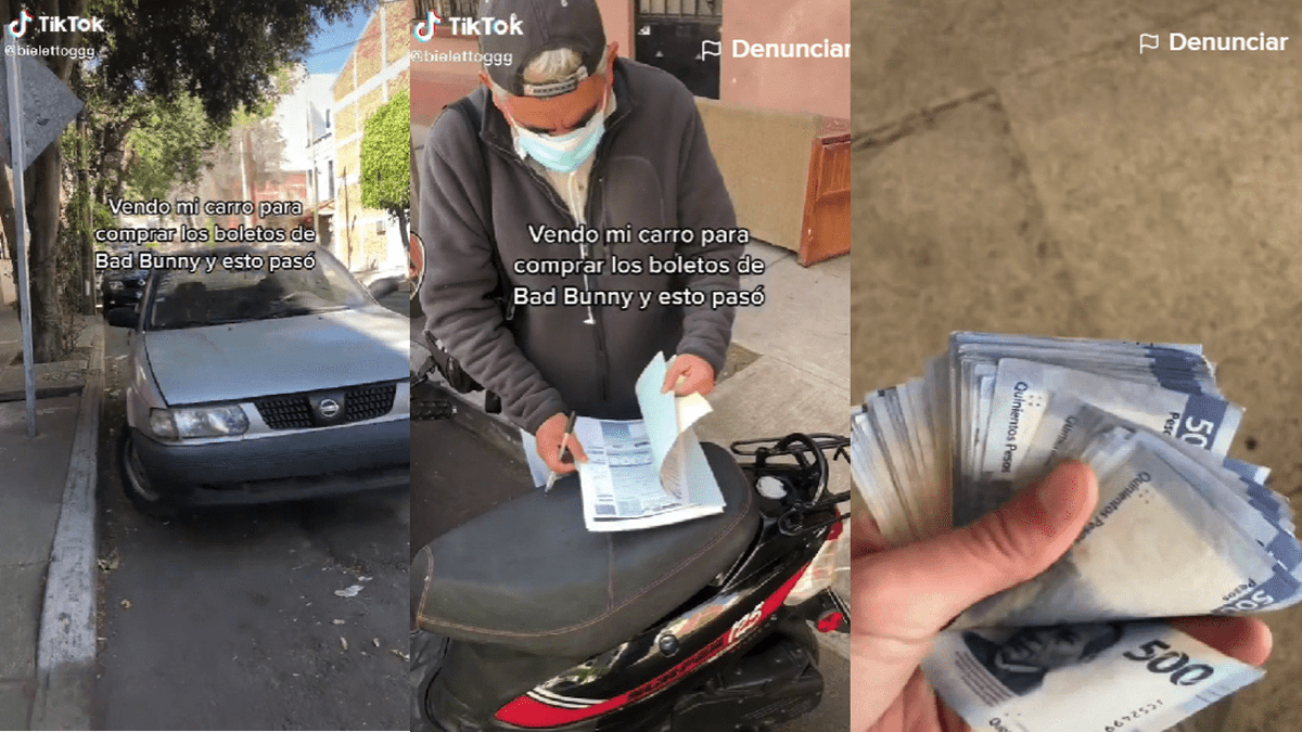 Joven vende su coche para concierto de Bad Bunny; se queda sin nada