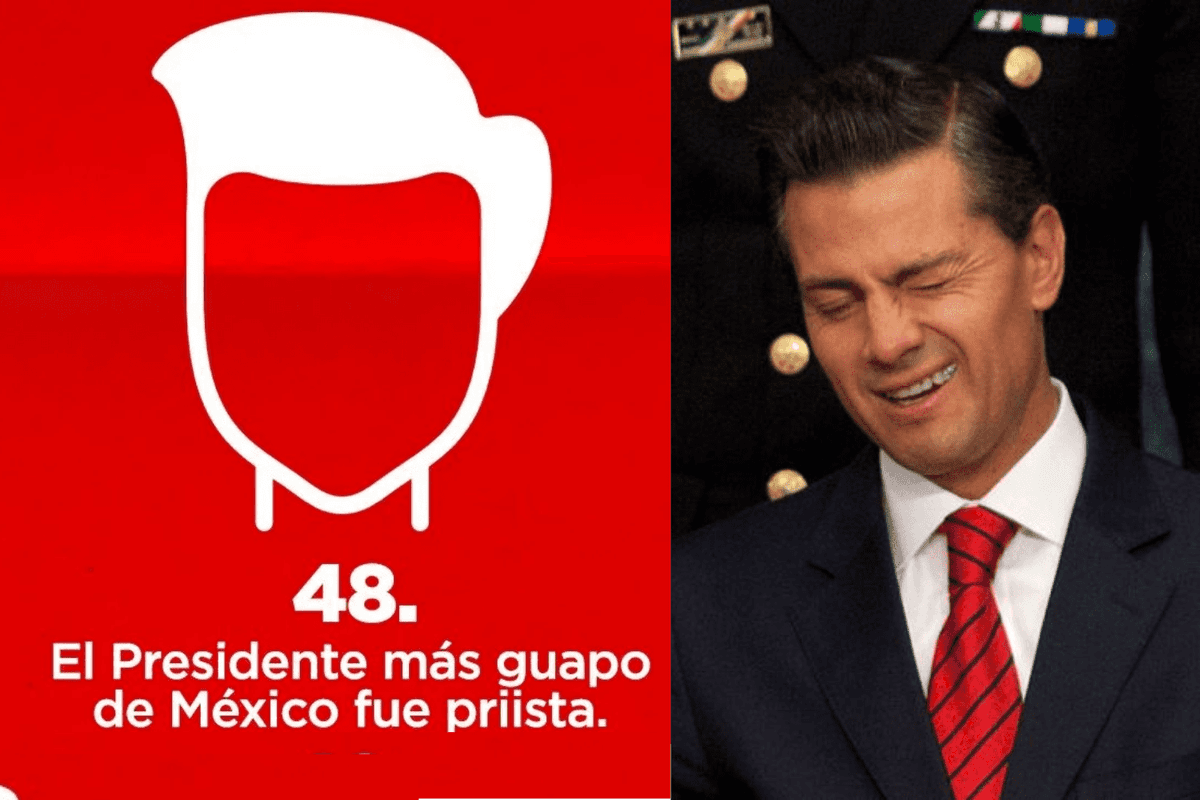 PRI presume que tuvo al presidente “más guapo” de México