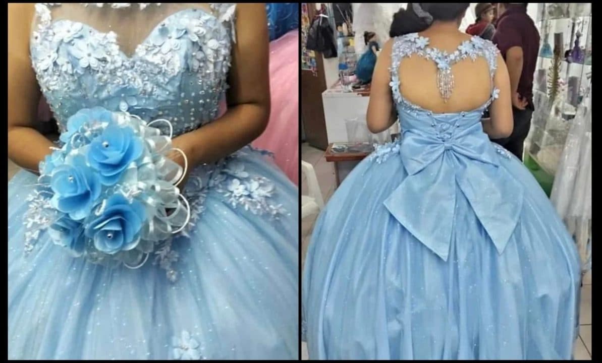 Quinceañera pierde su vestido en el transporte público y se vuelve viral; tienda le regala otro