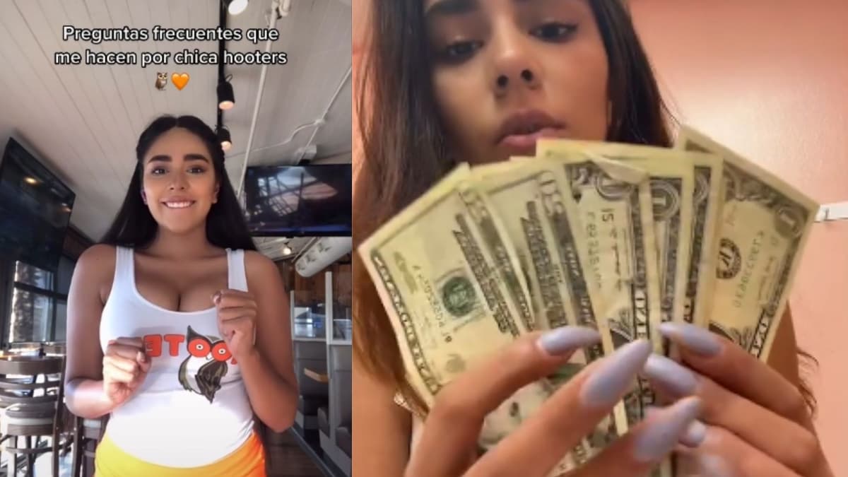 Video: Joven revela cuánto gana en propinas como mesera en Hooters