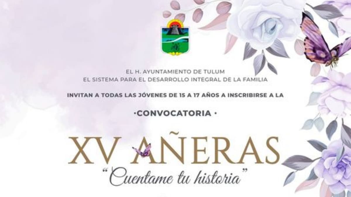 Invita DIF Tulum a jóvenes de 15 a 17 años a la convocatoria 'XV Añeras: Cuéntame tu historia'