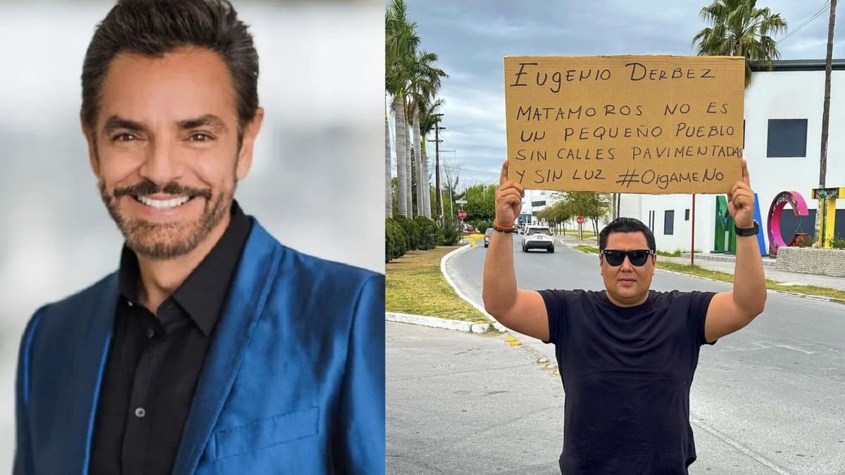 Tunden en redes a Eugenio Derbez por decir que Matamoros es un "pueblo"