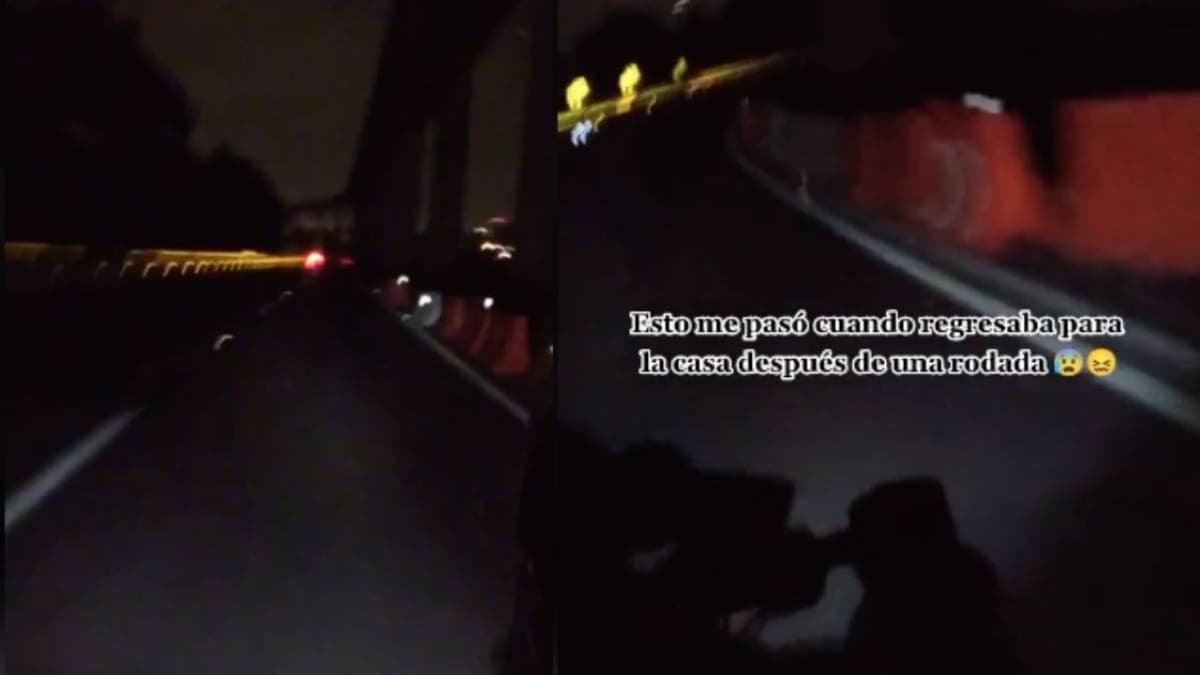 Video: Motociclista graba espeluznante grito de "La Llorona" en la carretera