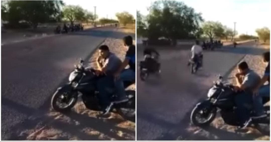 Video: Chocan en carrera clandestina de motocicletas en Sonora y mueren