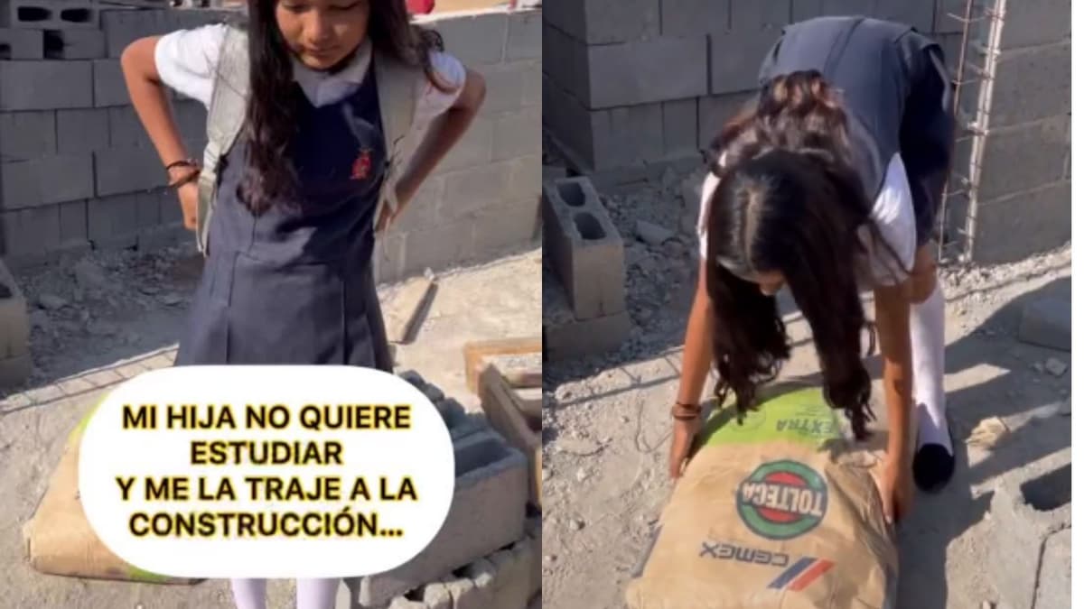 Video: Padre lleva a su hija a "la obra" para que deje los tiktoks y regrese a la escuela