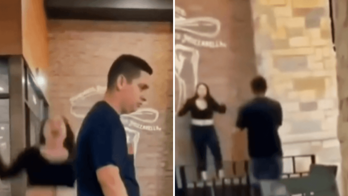 VIDEO: Mujer descubre a su novio con la amante en un restaurante y reacción se vuelve viral