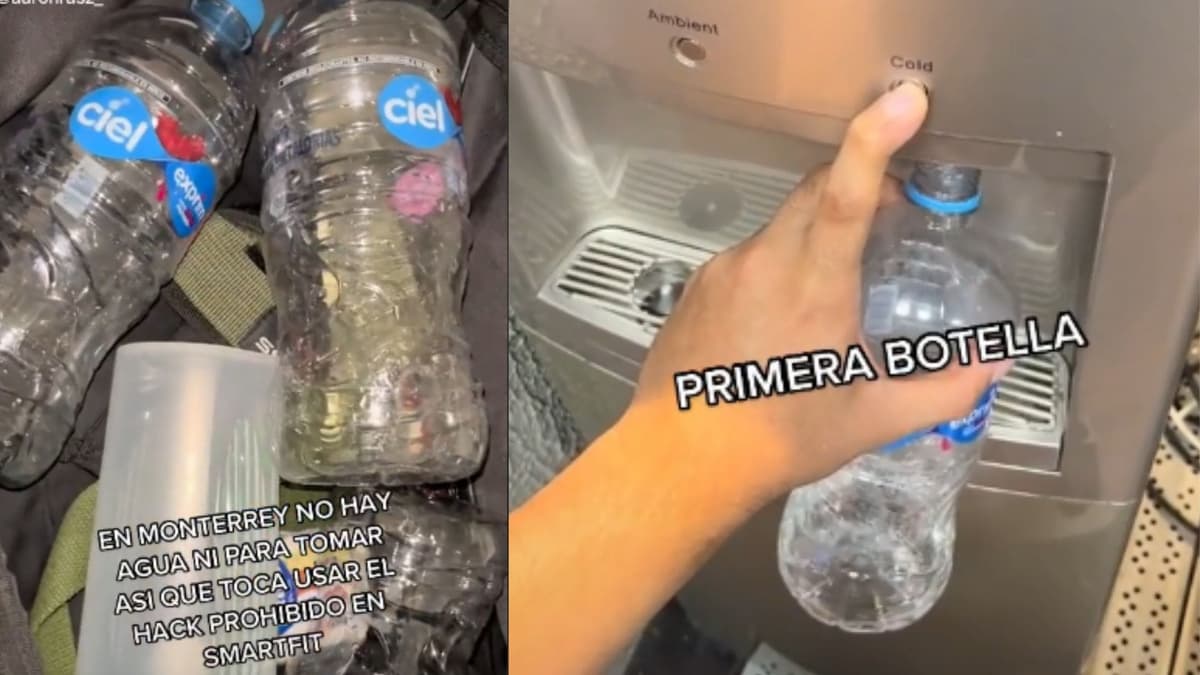 Video: Lo critican por "robarse" agua de gimnasio en Nuevo León