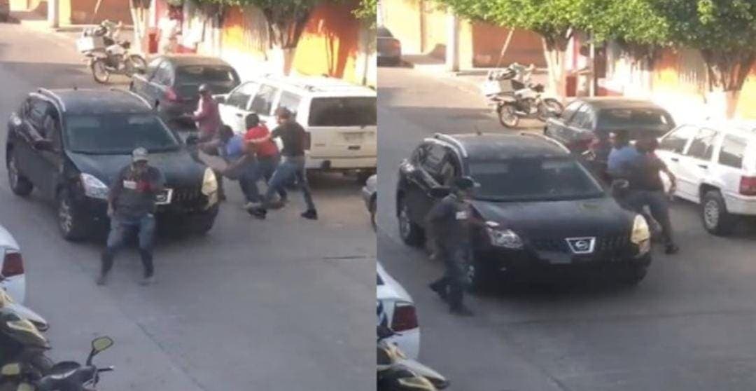 Video: Mecánico es secuestrado por comando armado que irrumpe en taller en SLP