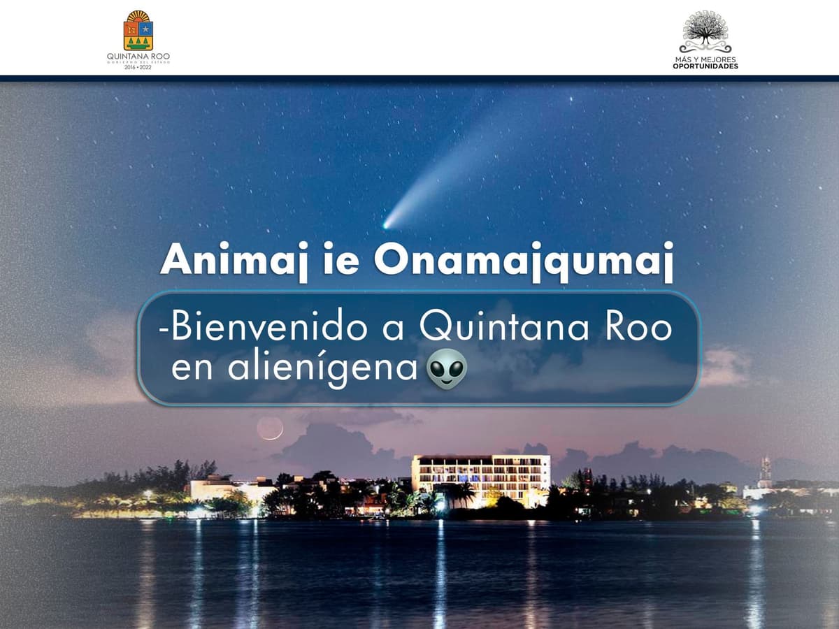 En Quintana Roo todos son bienvenidos: el post viral de Carlos Joaquín en alienígena