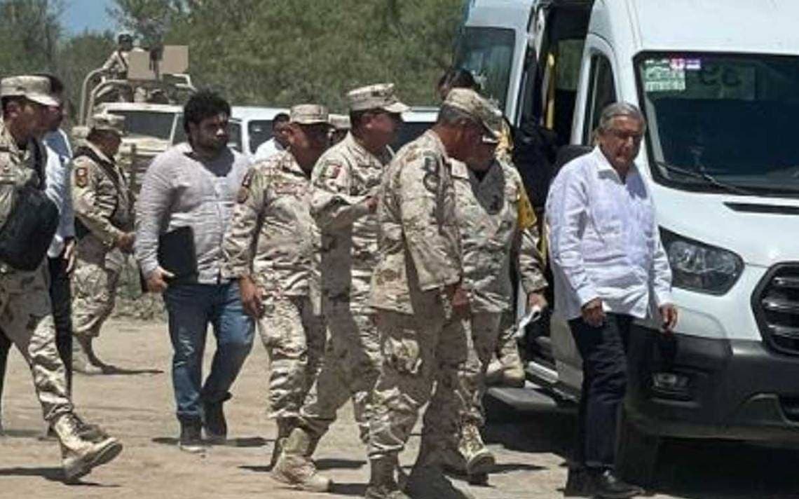 AMLO llega a Coahuila para supervisar rescate de los 10 mineros atrapados