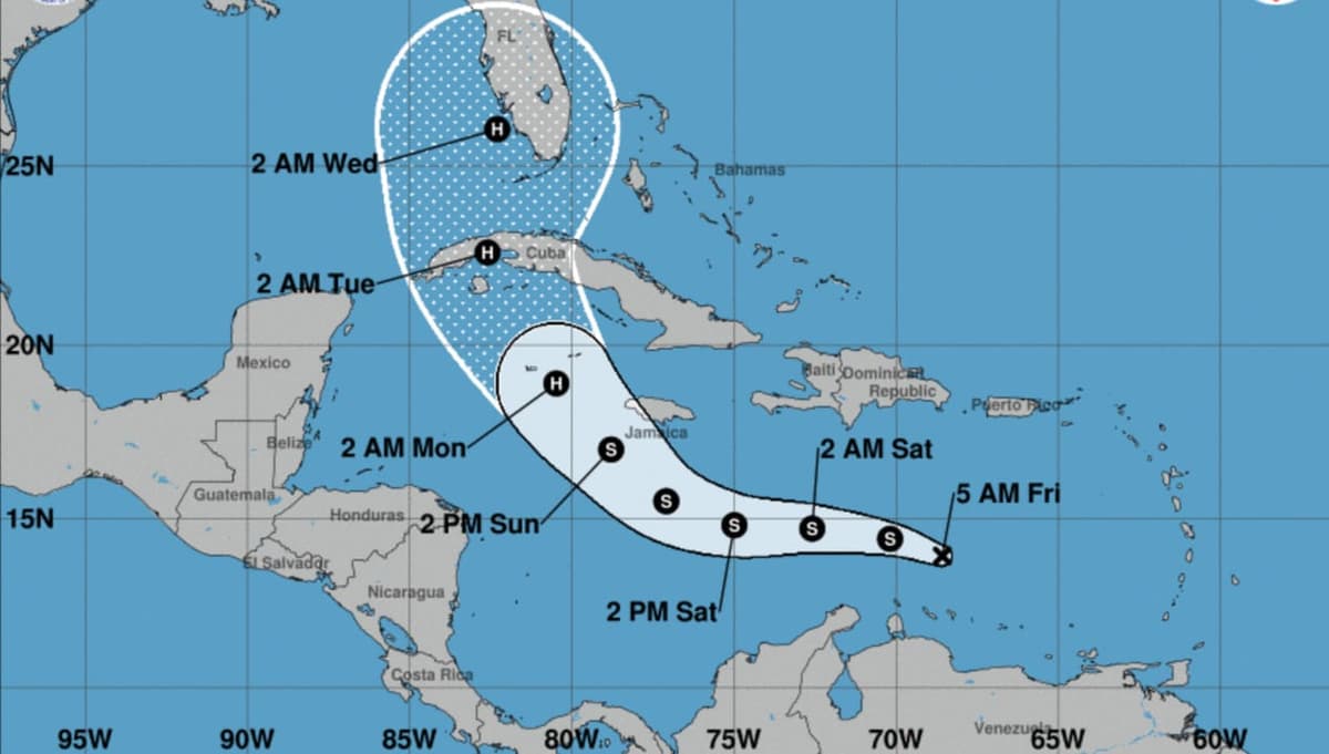 Tormenta tropical "'Ian" se forma en el Caribe y tiene un potencial devastador