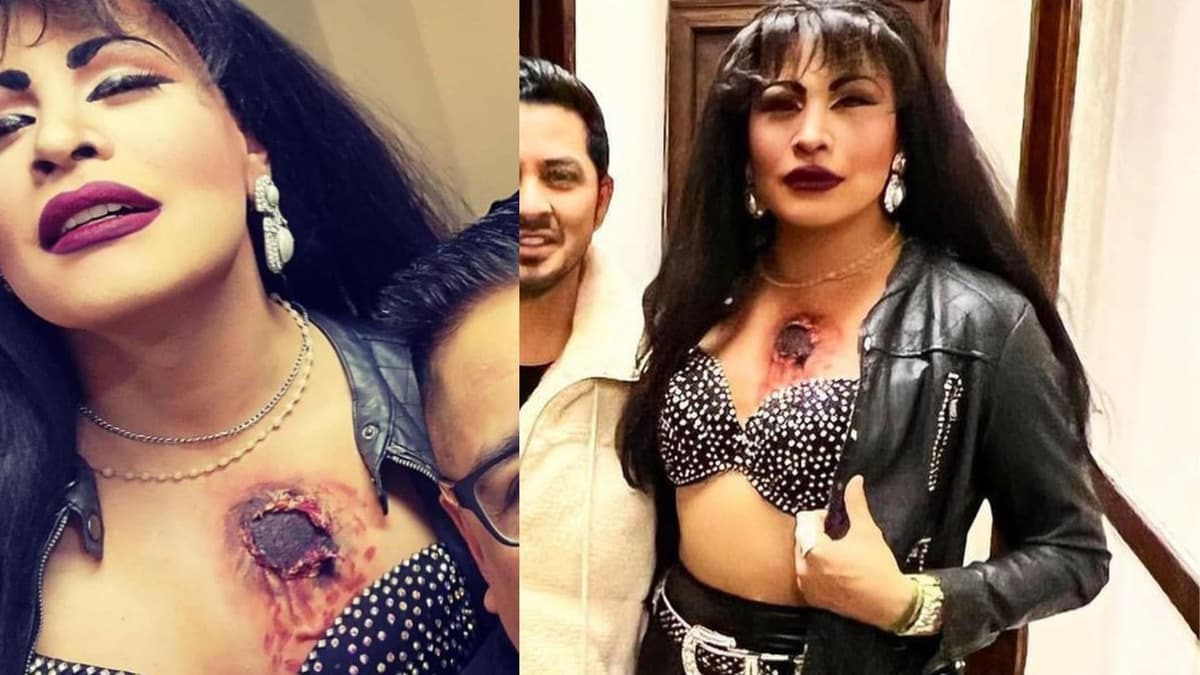 VIDEO: Tunden en redes a drag queen por disfraz de Selena con balazo en el pecho
