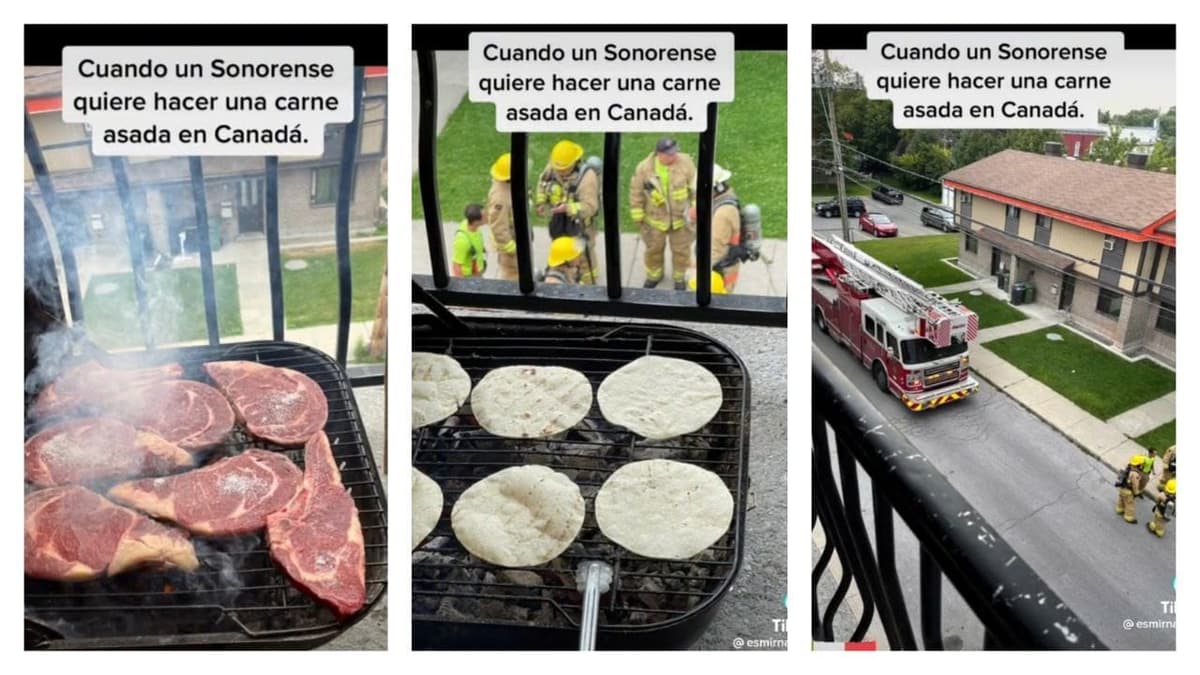 Video: Sonorense intenta hacer una carne asada en Canadá y sus vecinos llaman a los bomberos